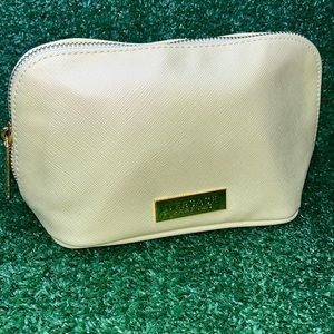 Versace Perfumes Makeup Bag in Yellow with Gold Logo